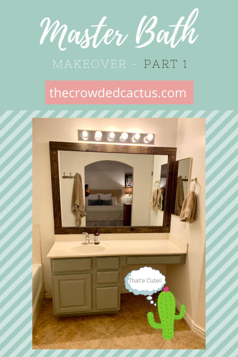 Master Bath makeover part1